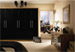Duleek Black Gloss Fitted Bedroom