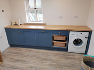 Marine Blue Fitted Utility Room Image